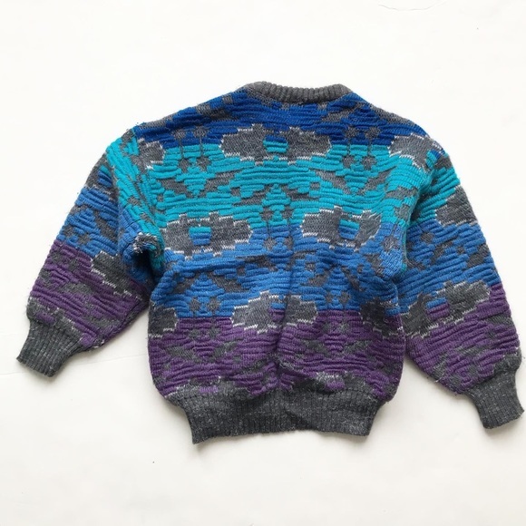 Vintage Ragazzi oversized knit sweater fits 5/6Y - Picture 5 of 5